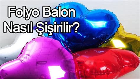 metalik balon nasıl şişirilir